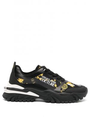 VERSACE JEANS CUTURE vīriešu melni ikdienas apavi New trail trek  sneakers