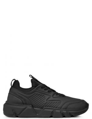 CALVIN KLEIN ikdienas apavi vīriešiem, Melna, Low top lace up leisure