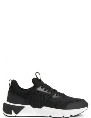 CALVIN KLEIN ikdienas apavi vīriešiem, Melna, Low top lace up knit leisure