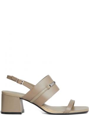 CALVIN KLEIN sandales sievietēm, Pelēka, Heel sandal 45 bar