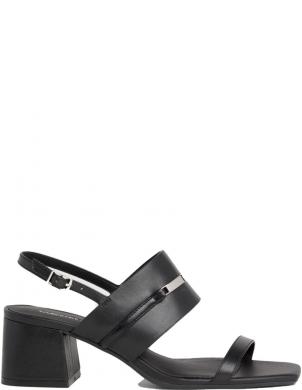 CALVIN KLEIN sandales sievietēm, Melna, Heel sandal 45 bar