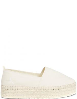 CALVIN KLEIN JEANS espadrilles sievietēm, Krēmīga/Smilšu, Platform espadrille 