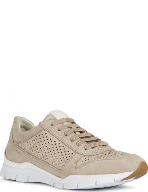 GEOX sieviešu brīvā laika apavi, Krēmīga/Smilšu, Sukie sneakers