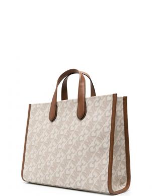 MICHAEL KORS rokassomiņa sievietēm, Krēmīga/Smilšu, Large grab tote