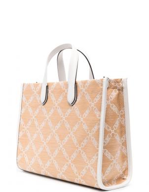 MICHAEL KORS rokassomiņa sievietēm, Krēmīga/Smilšu, Large grab tote