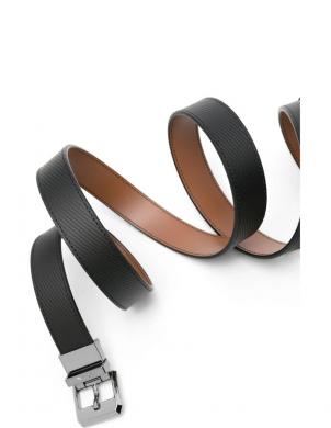 MICHAEL KORS josta vīriešiem, Melna, 28mm ctfr geo dress belt