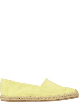 TOMMY HILFIGER kurpes sievietēm, Dzeltena, Embroidered flat espadrille
