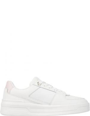 TOMMY HILFIGER sieviešu brīvā laika apavi, Krēmīga/Smilšu, Flag basket sneaker