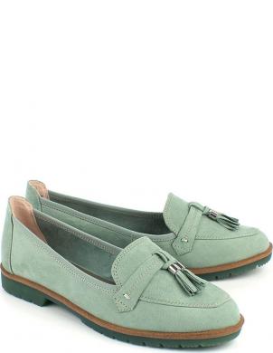 MARCO TOZZI loafer stila apavi sievietēm, Zaļa, LOAFERS