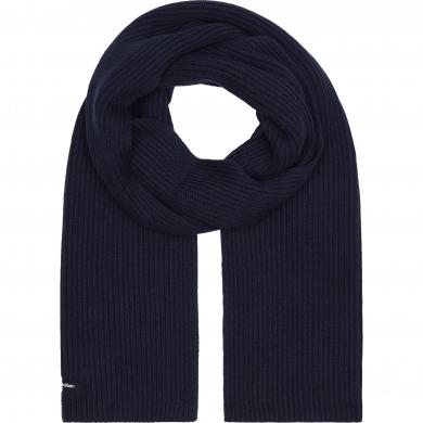 CALVIN KLEIN šalle vīriešiem, Zila, Classic cotton scarf