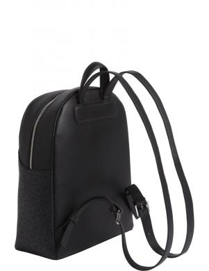 CALVIN KLEIN mugursoma sievietēm, Melna, Re-lock dome backpack