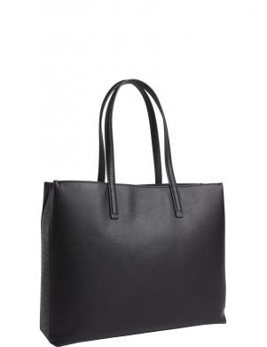 CALVIN KLEIN rokassomiņa sievietēm, Melna, Must medium shopper