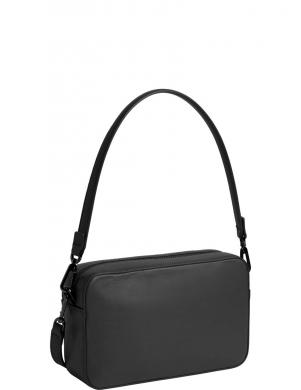 CALVIN KLEIN plecu soma sievietēm, Melna, Diamond quilt camera bag