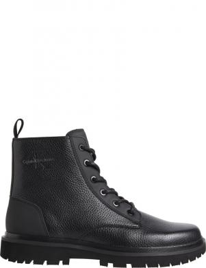 CALVIN KLEIN JEANS zābaki vīriešiem, Melna, Mid laceup boot