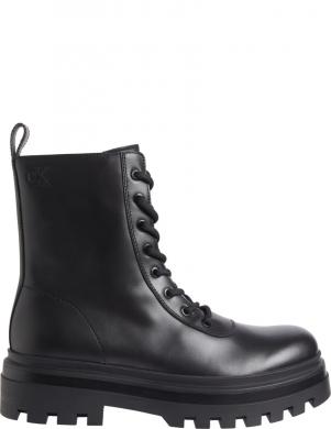CALVIN KLEIN JEANS zābaki vīriešiem, Melna, Lugged lace zip boot