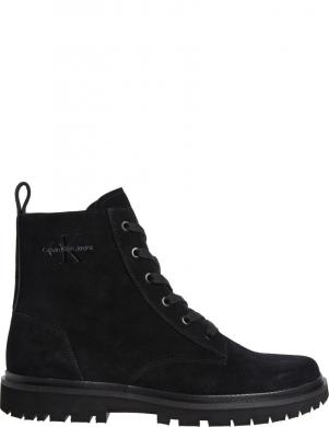 CALVIN KLEIN JEANS zābaki vīriešiem, Melna, Boot mid laceup iconic dress