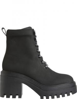 CALVIN KLEIN JEANS zābaki sievietēm, Melna, Chunky heeled zip boot