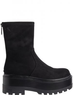 CALVIN KLEIN JEANS zābaki sievietēm, Melna, Flatform zip booties