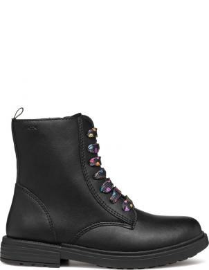 GEOX zābaki meitenēm, Melna, Eclair booties