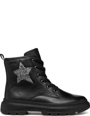 GEOX zābaki meitenēm, Melna, Kiddartah booties