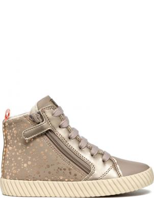GEOX zābaki meitenēm, Krēmīga/Smilšu, Mirroless booties