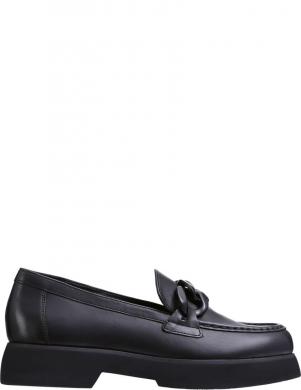 HOGL loafer stila apavi sievietēm, Melna, Stacy loafers