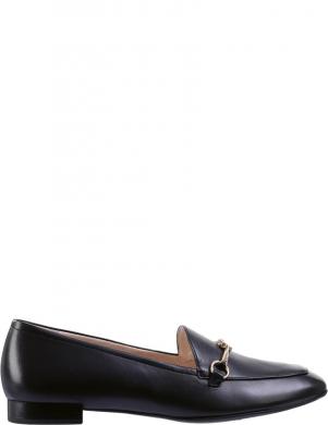 HOGL loafer stila apavi sievietēm, Melna, Close loafers