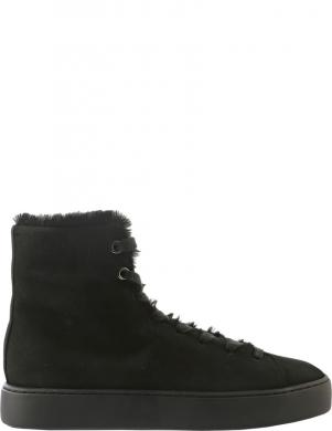 HOGL apsildāmi zābaki sievietēm, Melna, Teddy wm booties