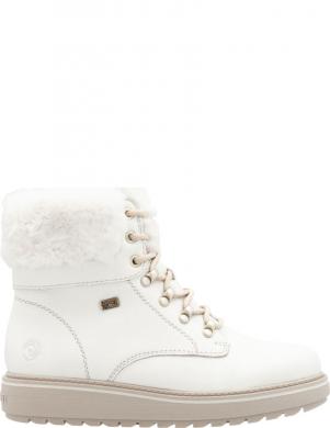 REMONTE zābaki sievietēm, Balta, Ladies mid height boots