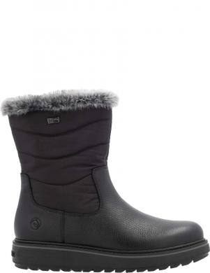 REMONTE zābaki sievietēm, Melna, Ladies mid height boots