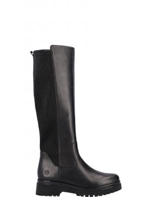 REMONTE garie zābaki sievietēm, Melna, Ladies' boots