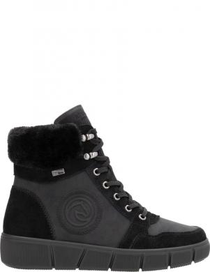 REMONTE zābaki sievietēm, Melna, Ladies mid height boots