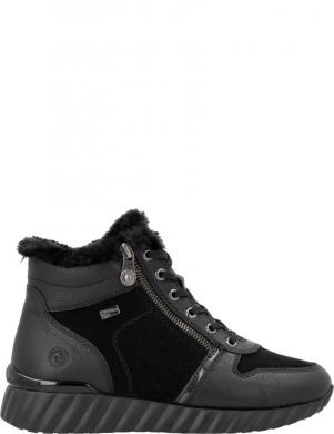 REMONTE zābaki sievietēm, Melna, Ladies mid height boots