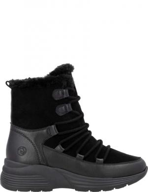 REMONTE zābaki sievietēm, Melna, Ladies mid height boots