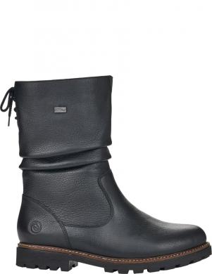 REMONTE zābaki sievietēm, Melna, Ladies mid height boots