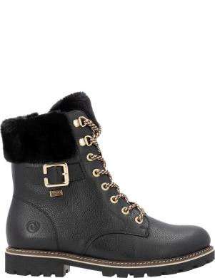 REMONTE zābaki sievietēm, Melna, Ladies mid height boots