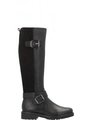 REMONTE garie zābaki sievietēm, Melna, Ladies' boots