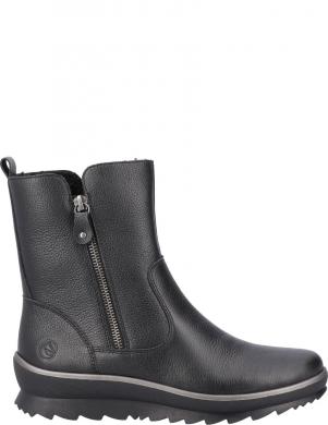 REMONTE zābaki sievietēm, Melna, Ladies mid height boots
