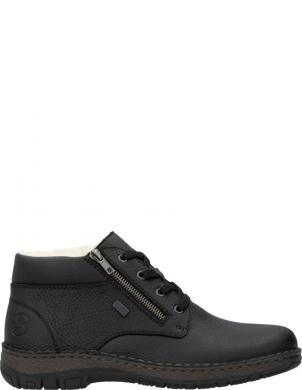 RIEKER zābaki vīriešiem, Melna, Men's boots