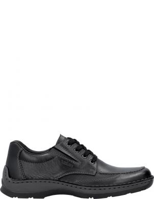 RIEKER ikdienas apavi vīriešiem, Melna, Men's shoes