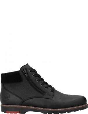 RIEKER zābaki vīriešiem, Melna, Men's boots