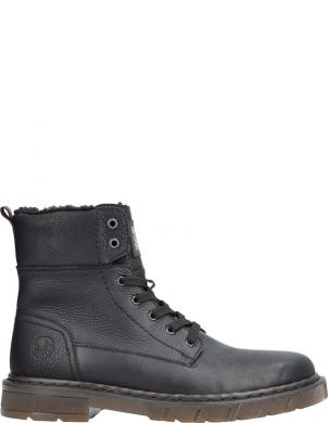 RIEKER zābaki vīriešiem, Melna, Men's boots