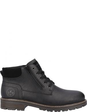 RIEKER zābaki vīriešiem, Melna, Men's boots
