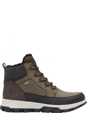 RIEKER zābaki vīriešiem, Zaļa, Men's boots