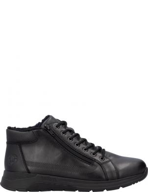 RIEKER zābaki vīriešiem, Melna, Men's boots