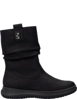 RIEKER zābaki sievietēm, Melna, Ladies mid height boots