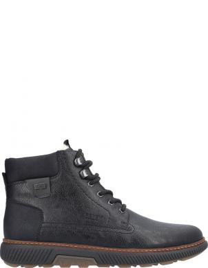 RIEKER zābaki vīriešiem, Melna, Men's boots