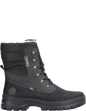 RIEKER zābaki vīriešiem, Melna, Men's boots