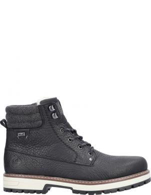 RIEKER zābaki vīriešiem, Melna, Men's boots