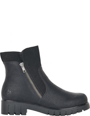 RIEKER zābaki sievietēm, Melna, Ladies mid height boots